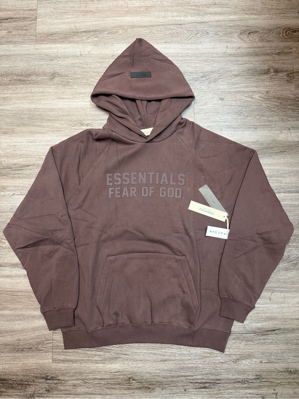 Ss23 fear of god essentials Plum hoodie